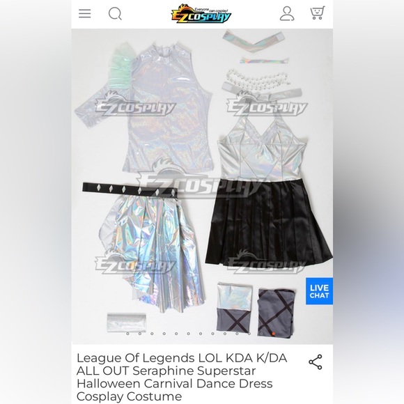 League of Legends KDA All Out Seraphine Cosplay - Picture 2 of 6